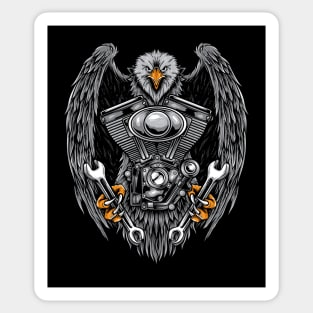 eagle biker society Sticker